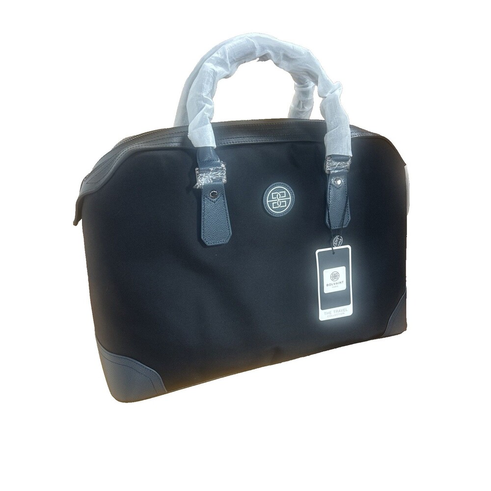 Bolvaint Paris Ivens Travel Bag 100% Leather/Nylon NEW Original Packaging  $2900